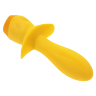 Желтая анальная вибропробка Mellow Yellow - 13,5 см. - 4