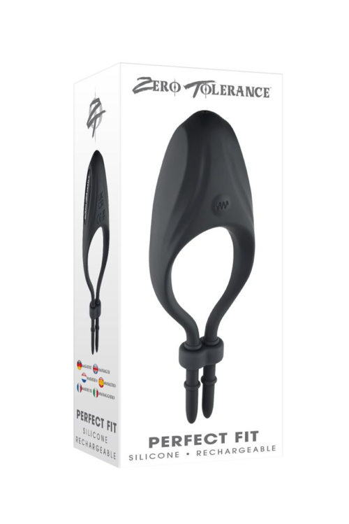 Черное эрекционное вибролассо Perfect Fit - 5