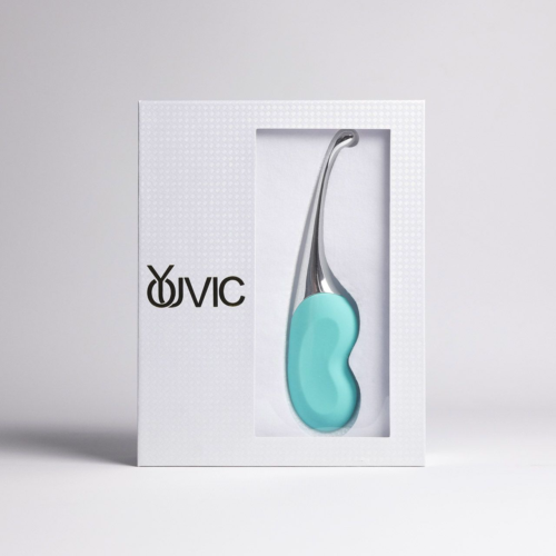 Бирюзовый клиторальный вибростимулятор Youvic - 1