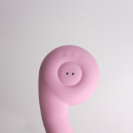 Розовый вибростимулятор точки G с нагревом Bendable Heating G-Spot Vibrator - 2