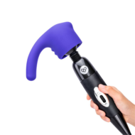 Фиолетовая насадка для wand-вибромассажера Deluxe Silicone G-Spot Wand Attachment - 1