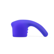 Фиолетовая насадка для wand-вибромассажера Deluxe Silicone G-Spot Wand Attachment - 2