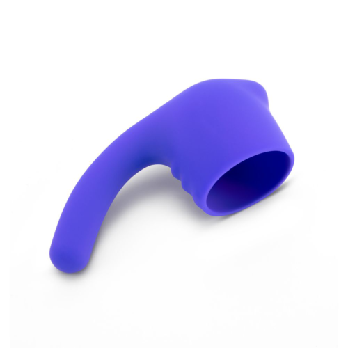 Фиолетовая насадка для wand-вибромассажера Deluxe Silicone G-Spot Wand Attachment - 3