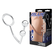 Кольцо на пенис с анальным стимулятором Two Bead Stainless Steel Anal Hook Cock Ring - 2