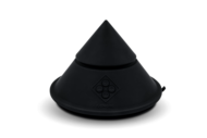 Конусный вибромассажер Cowgirl Cone с 2 насадками - 2