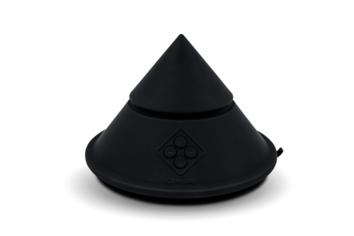 Конусный вибромассажер Cowgirl Cone с 2 насадками - 2