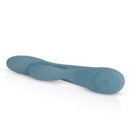Вибратор с клиторальным стимулятором The Violet Rabbit Vibrator - 20 см. - 1