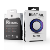 Фиолетовое эрекционное виброкольцо Saturn Vibrating Cock/Ball Ring - 3