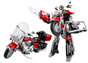 Робот-трансформер Harley Davidson 1:8со световыми и звуковыми эффектами