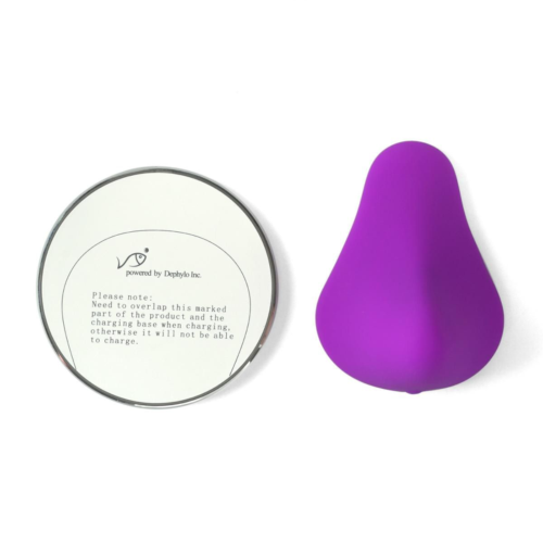 Фиолетовый треугольный вибромассажер Triangle Muscle Massager - 1