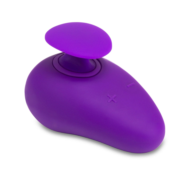 Фиолетовый клиторальный вибромассажер Palm Sense - 0