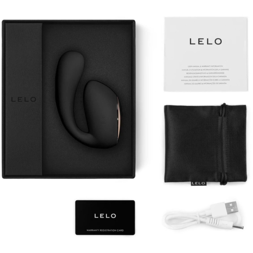 Черный вибратор с управлением через приложение Lelo Ida Wave - 2