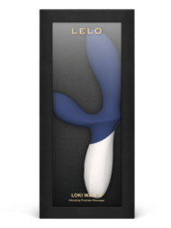 Синий вибромассажер простаты Lelo Loki Wave 2 - 19,6 см. - 3