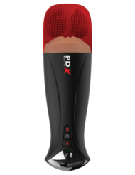 Мастурбатор-вагина в колбе с вибрацией Fuck-O-Matic Pro XL - 1