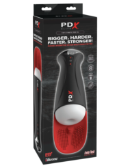 Мастурбатор в колбе с вибрацией Fuck-O-Matic Pro XL - 4