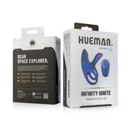 Фиолетовое эрекционное виброкольцо с клиторальной подушечкой Infinity Ignite - 1