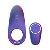 Фиолетовое эрекционное виброкольцо с клиторальной подушечкой Infinity Ignite - 2