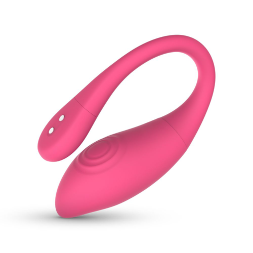 Розовое интерактивное виброяйцо Aria - 6