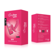 Розовый интерактивный вибромассажёр для ношения Ivy - 12,5 см. - 11