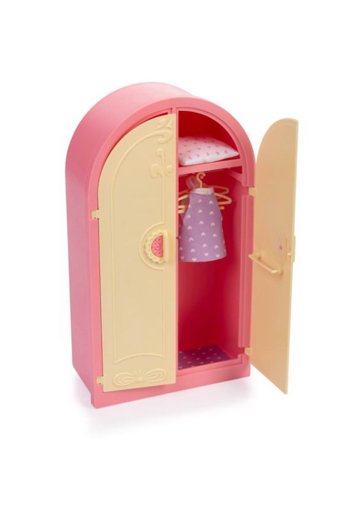 Шкаф "Маленькая принцесса" (нежно-розовый) - 0