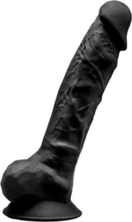Черный фаллоимитатор SILEXD Model 1 - 20,5 см. - 0