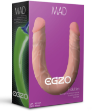 Двусторонний фаллоимитатор из киберкожи Mad Pepper - 42 см. - 0