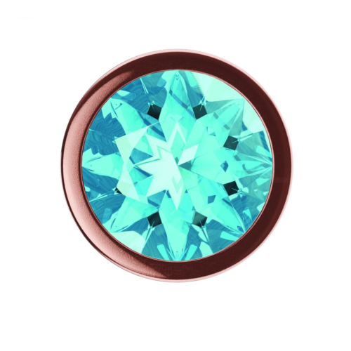 Пробка цвета розового золота с кристаллом Diamond Topaz Shine L - 8,3 см. - 2