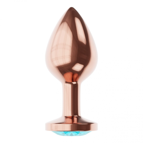 Пробка цвета розового золота с кристаллом Diamond Topaz Shine L - 8,3 см. - 0