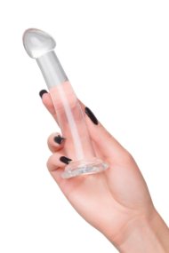 Прозрачный фаллоимитатор Jelly Dildo S - 15,5 см. - 4