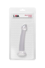 Прозрачный фаллоимитатор Jelly Dildo S - 15,5 см. - 5