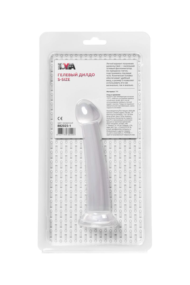 Прозрачный фаллоимитатор Jelly Dildo S - 15,5 см. - 6