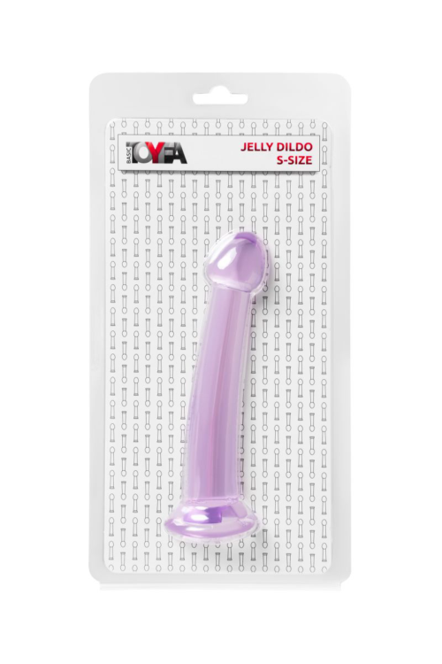 Фиолетовый фаллоимитатор Jelly Dildo S - 15,5 см. - 5