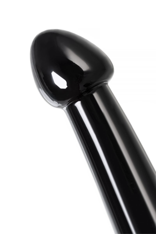 Черный фаллоимитатор Jelly Dildo M - 18 см. - 7