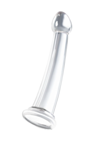 Прозрачный нереалистичный фаллоимитатор Jelly Dildo XL - 22 см. - 3