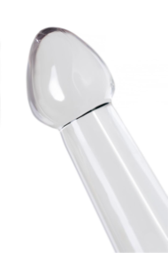 Прозрачный нереалистичный фаллоимитатор Jelly Dildo XL - 22 см. - 7