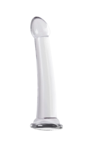 Прозрачный нереалистичный фаллоимитатор Jelly Dildo XL - 22 см. - 0