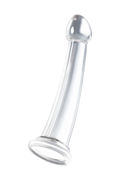 Прозрачный нереалистичный фаллоимитатор Jelly Dildo XL - 22 см. - 3