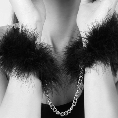 Перьевые наручники Za Za Zu Feather Handcuffs Bijoux - 2