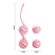 Вагинальные шарики на сцепке Kegel Tighten UP I - 5