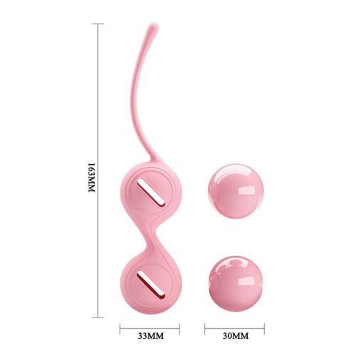 Вагинальные шарики на сцепке Kegel Tighten UP I - 5
