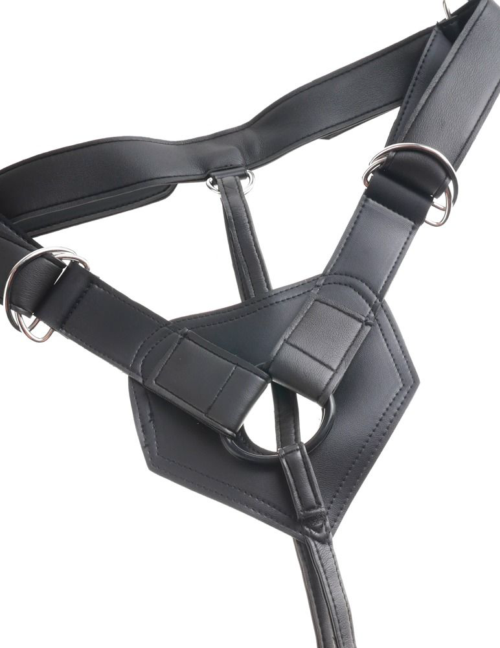 Страпон с телесной насадкой 7 Uncut with Strap on Harness - 18 см. - 2