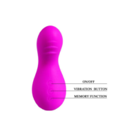 Лиловый клиторальный вибратор Gourd - 10