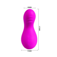 Лиловый клиторальный вибратор Gourd - 9