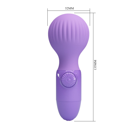 Сиреневый мини-вибратор Mini Stick Pro - 8
