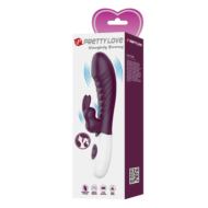 Фиолетовый вибратор-кролик Naughty Bunny - 19,8 см. - 1