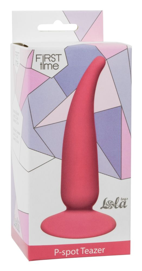 Розовая анальная пробка P-spot Teazer Pink - 12,2 см. - 1