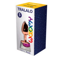 Анальная втулка Wooomy Tralalo Size S c розовым кристаллом - 1