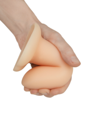 Телесный нереалистичный дилдо Emotional Soft Max - 13 см. - 3