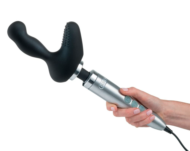 Черная насадка на вибратор Doxy для массажа простаты Prostate Massager - 2