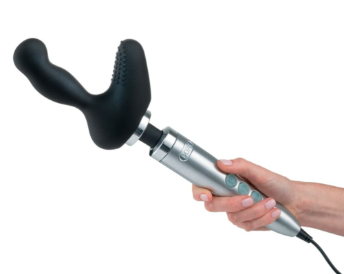 Черная насадка на вибратор Doxy для массажа простаты Prostate Massager - 2
